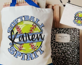 Bolso de mano personalizado para adolescentes, cartera de mano para softbol con nombre, regalos de graduación de secundaria para chicas, regalos de graduación de softbol 2026