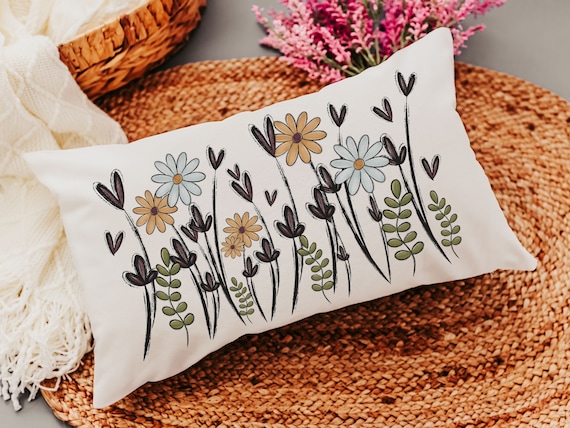 Wildflower Throw Pillow