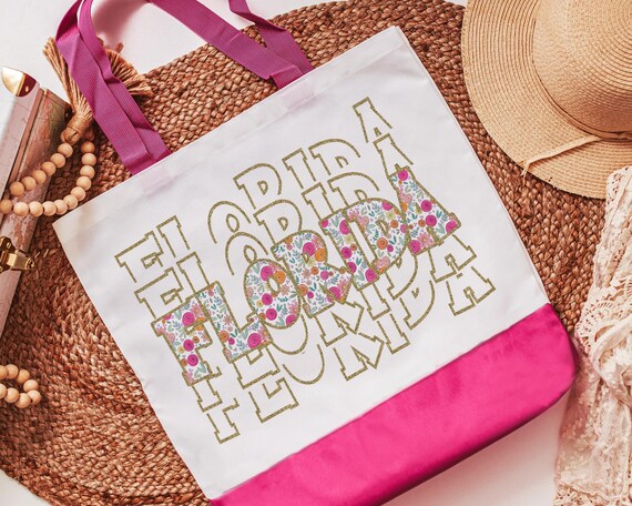 Florida Wildflower Tote Bag