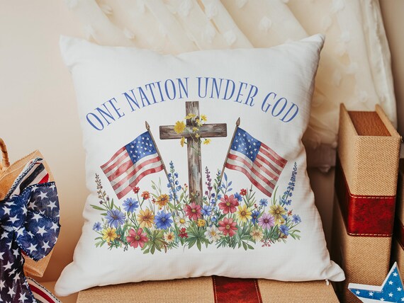 One Nation Under God Pillow
