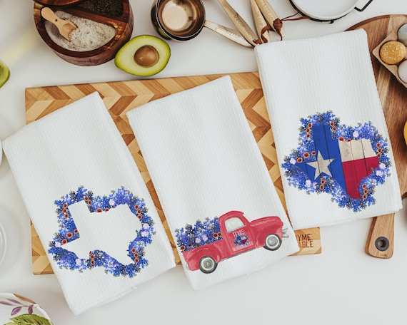 Texas Bluebonnets Towels