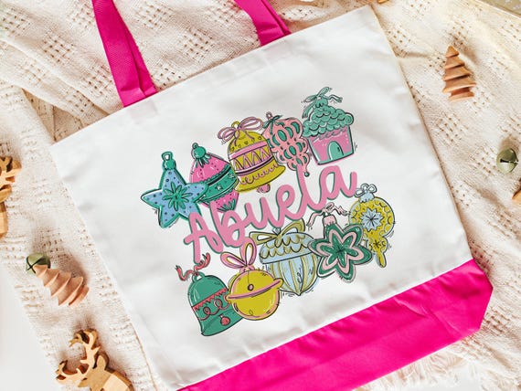 abuela tote bag for travel Christmas gifts from grandchildren, Christmas tote for cruise & makeup bags best sellers, abuela to be gift
