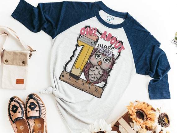 Owl about school adult shirt