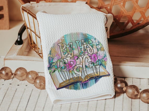 By His grace Christian towels