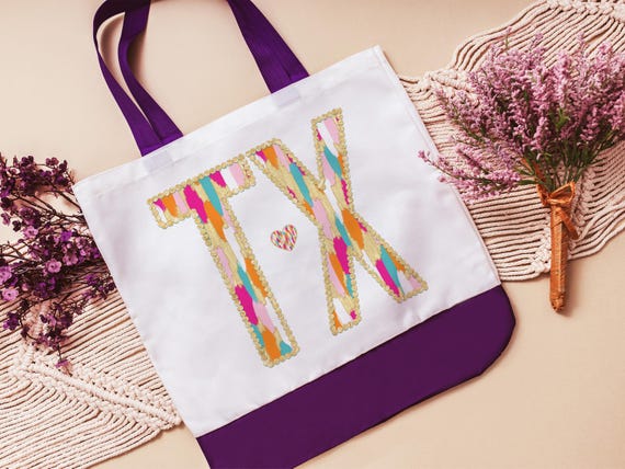 trendy Texas tote bag for college student, Texas Christmas gifts for neighbors, eco friendly beach bags for women, cute Texas gifts for her