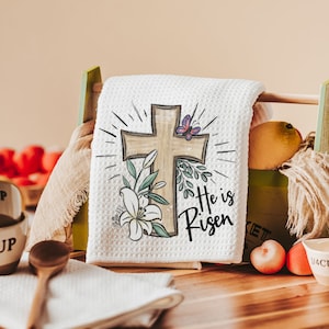 CapableByDesign He is risen towel