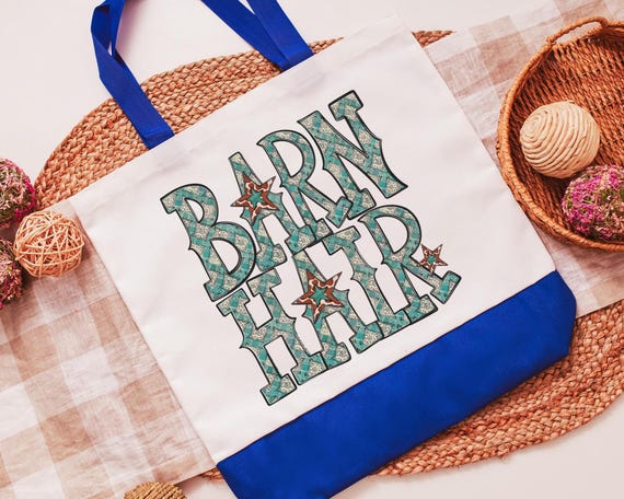 Barn Hair Tote Bags