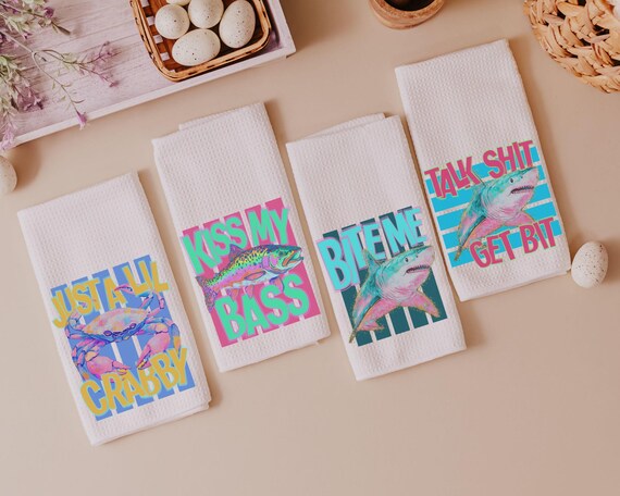 Snarky kitchen towels