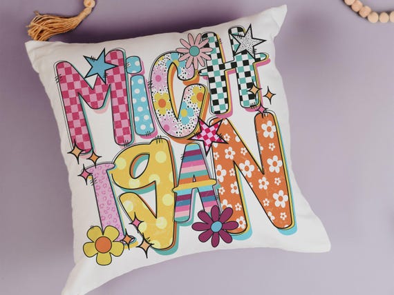 Trendy Michigan Pillows