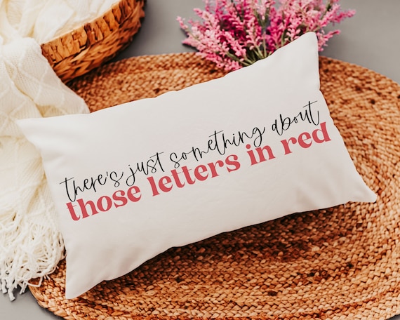 red letter Bible verse lumbar throw pillows for couch religious decorative pillows for sofa, best gifts for her, Christian decor for bedroom