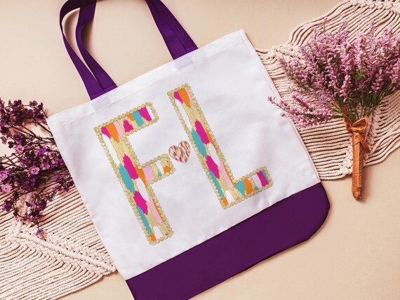 trendy Florida tote bag for cruise, moving to Florida gifts, Florida real estate gifts for realtor, eco friendly beach bag for women, travel