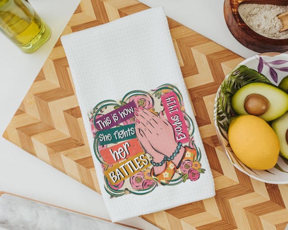 This Is How I Fight My Battles Exodus 14:14 Towels