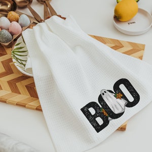 CapableByDesign Boo Halloween  towels
