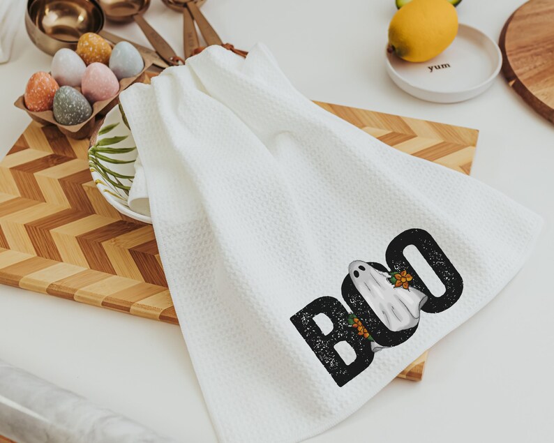 CapableByDesign Boo Halloween  towels