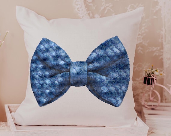 Pink bow coquette throw pillow