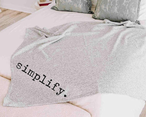 Simplify Word of the Year Blanket
