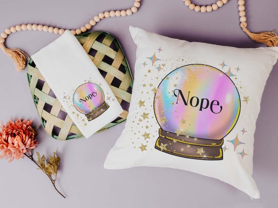 Personalized Crystal Ball Pillow & Towel