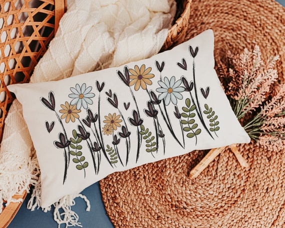 Wildflower Throw Pillow