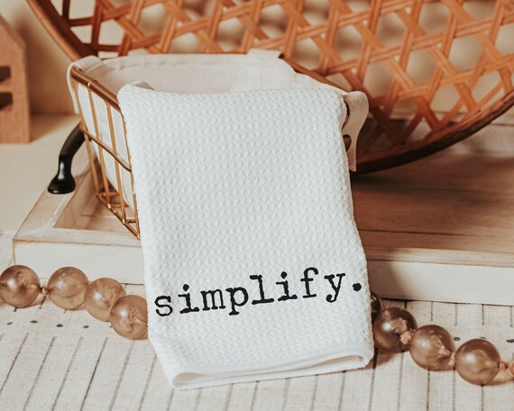 Simplify Custom Word Of The Year Towel