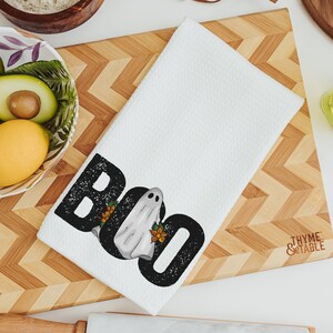 CapableByDesign Boo Halloween  towels