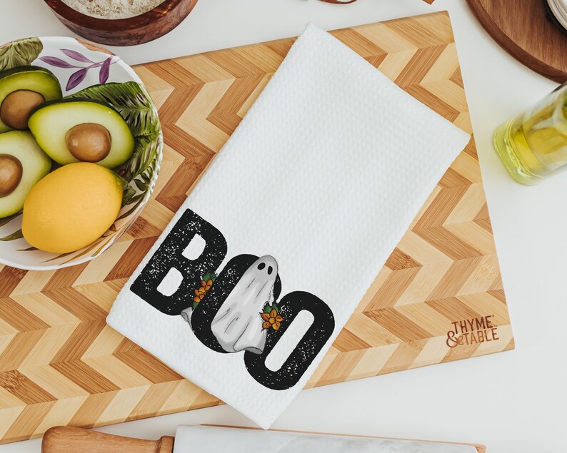 CapableByDesign Boo Halloween  towels