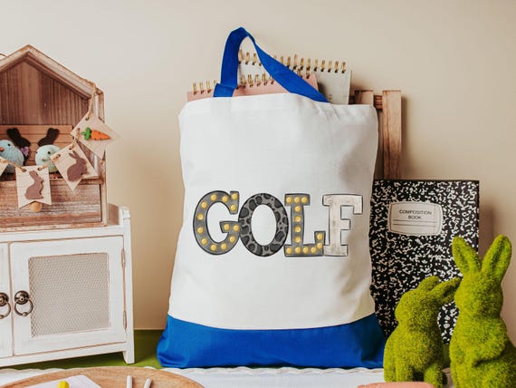 black leopard print cute golf tote bag for vacation, golf mom Mothers day gifts for golfers, golf tournament travel tote for women, golfing