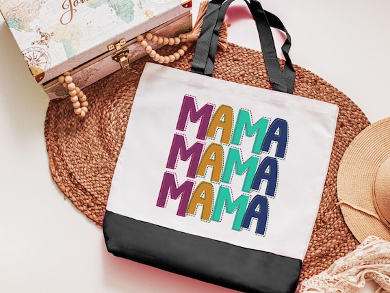 mama mama mama tote bags for moms, cute Mothers day gifts for first time moms, Mothering Sunday gifts, eco friendly tote bags for gift, best