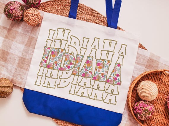 Floral Indiana tote bag