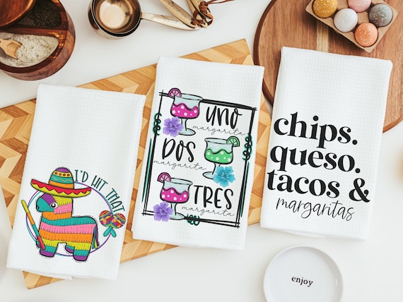 i'd hit that funny kitchen towels, foodie gift, margarita kitchen hand towels, fiesta kitchen decor, fiesta bachelorette party gifts, cinco