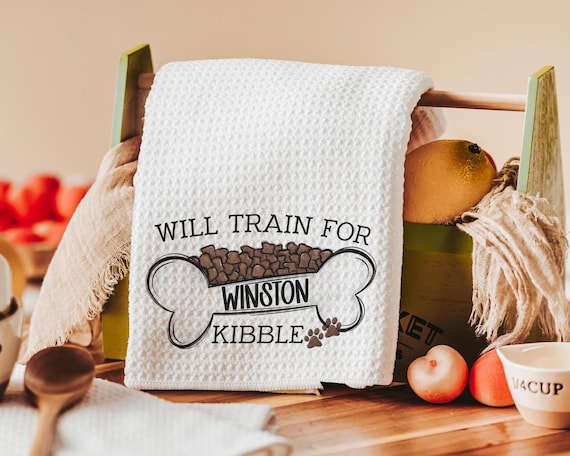 Personalized Will Train For Kibble Towel