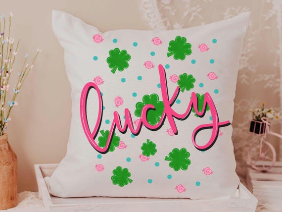 St Patricks Day Coquette Throw Pillows