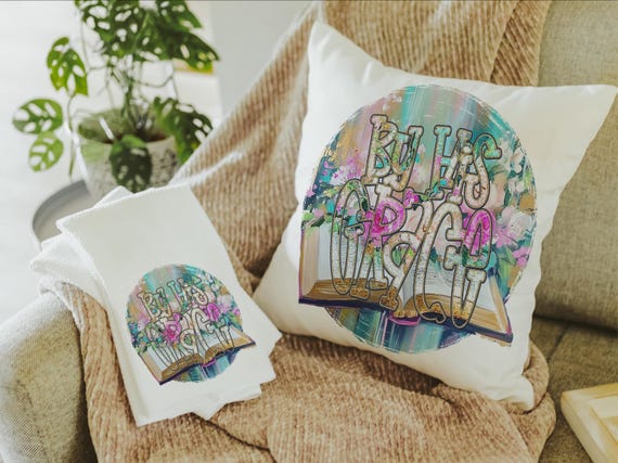 by His grace watercolor floral throw pillows best sellers, Bible kitchen towel for friends, Christian Christmas gifts for godmother, adult