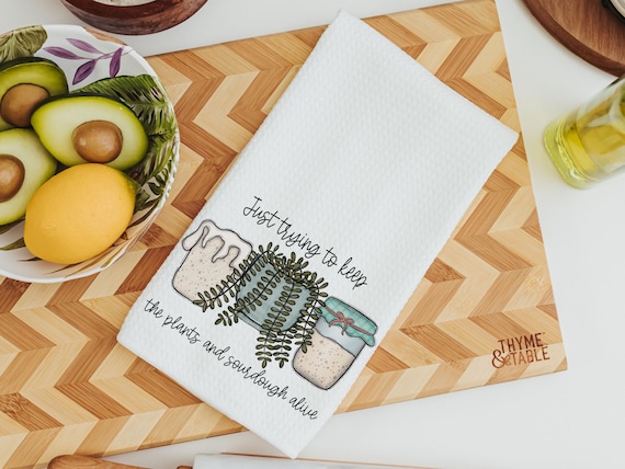 Funny Sourdough Quotes Kitchen Towels