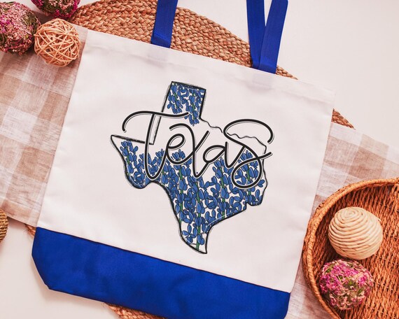 Texas Bluebonnet Tote Bag