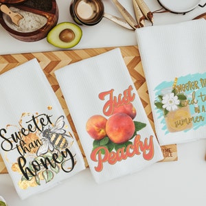 Peach dish towels deals