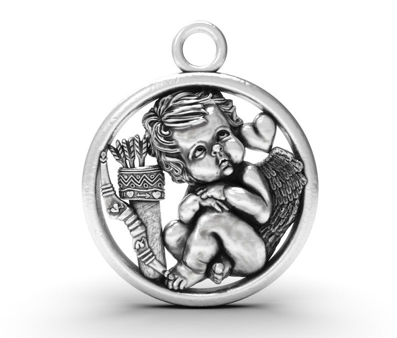 Jewel Tie 925 Sterling Silver Alpha Delta Pi Extra Small Enl Pendant with Necklace 12mm