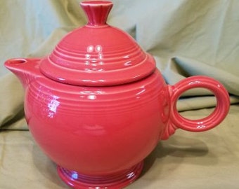Tangerine Fiesta Ware Teapot, (not pink or rose)