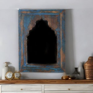 Vintage, Indian, Reclaimed, Teak Wood, Wall mirrors, Antique decor, Teak Wood decor, Mirror, Antique Mirror, Indian Decor, Wall Mirror, Gift