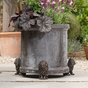 Bronze Lion Potty Feet, Set of 3, Plant Pot Stand, Antique Decor, Pot Stand, Plant Pot Decor, Plant Pot Decoration, Garden Decor, Garden image 1