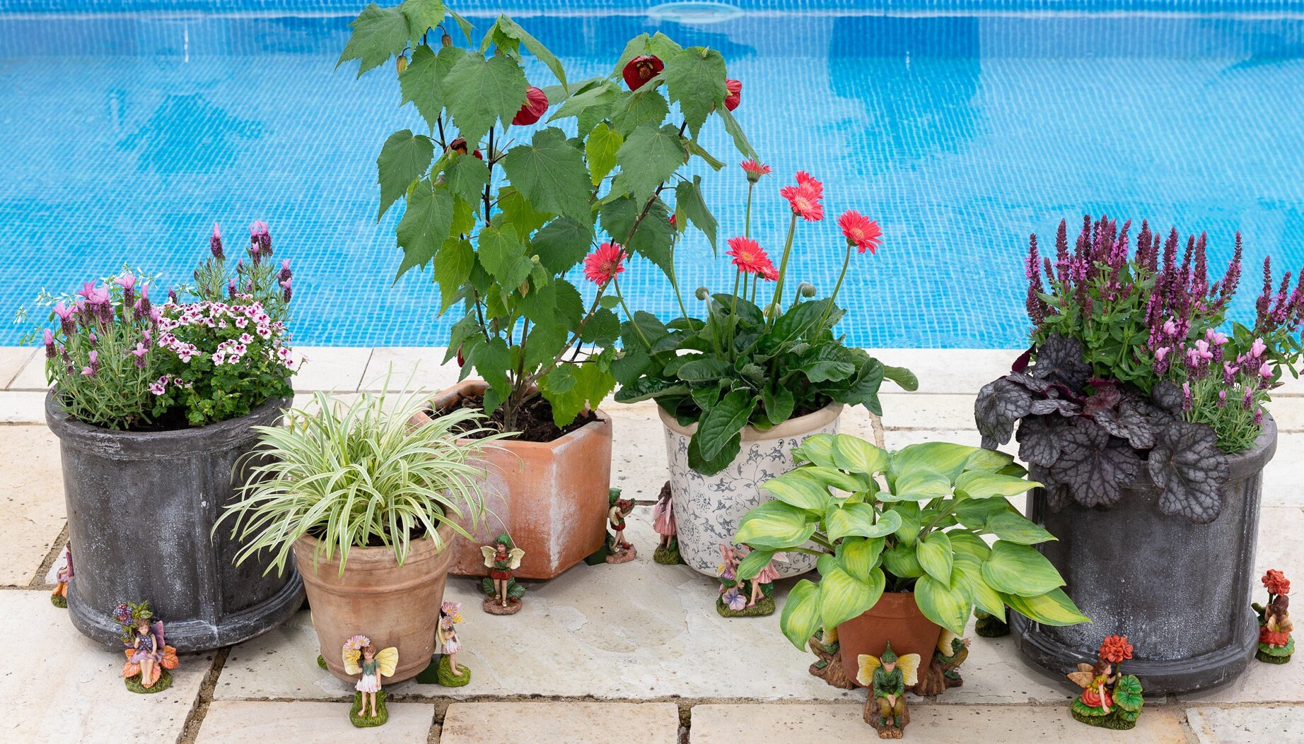 Pot Risers Plant Supports Pot Stands Antique Bronze Coloured Daisy Flower Fairy Potty Feet Plant Pot Feet x 3 Yard Art.