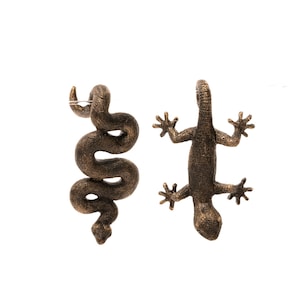 Pot Buddies Gecko & Snake Pot Hanger Bundle Set