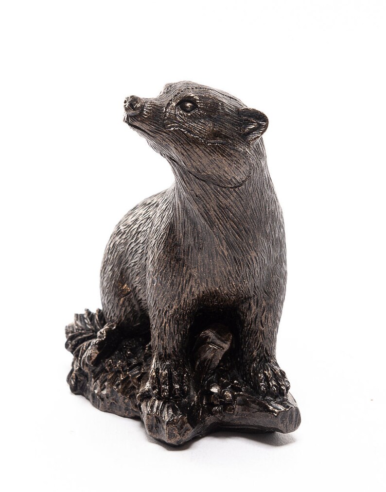 Badger Potty Feet Plant Pot Feet Gift Boxed Set Of 3 Antique Bronze Coloured Badger Plant Pot Risers