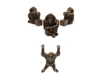 Orang Utan Potty Feet & Pot Buddy Bundle, Plant Pot Stand, Antique Decor, Pot Stand,  Pot Hanging, Garden Decor, Garden