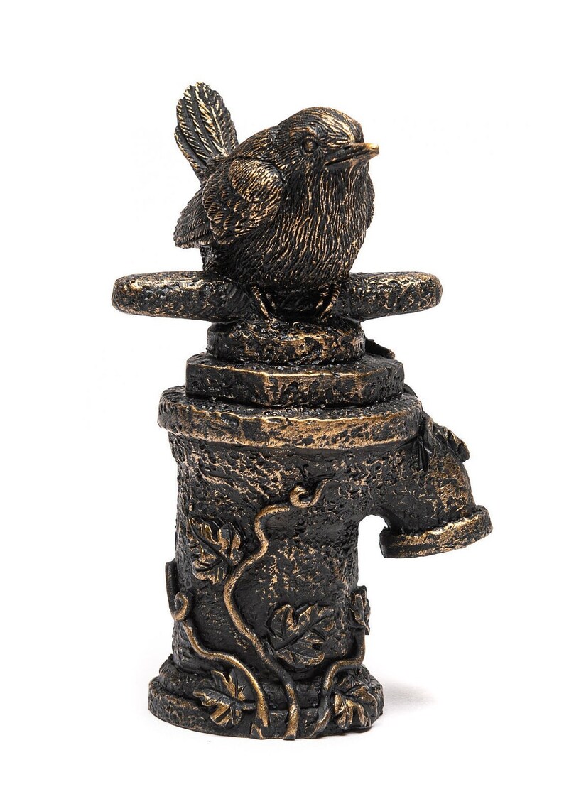 Cane Companion Cane Toppers Antique Bronze Coloured Wren on Etsy