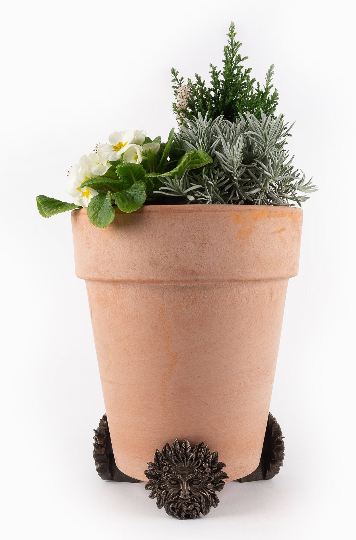 Potty Feet Plant Pot Feet Antique Bronze Coloured Green Man Etsy