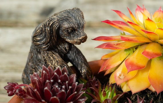 Pot Buddies Appendino A Forma Di Labrador: Decorazione Da Giardino In Poliresina, Resistente Al Gelo E Raggi UV, Fatto A Mano E Dipinto, Per Vasi E Fioriere - 2