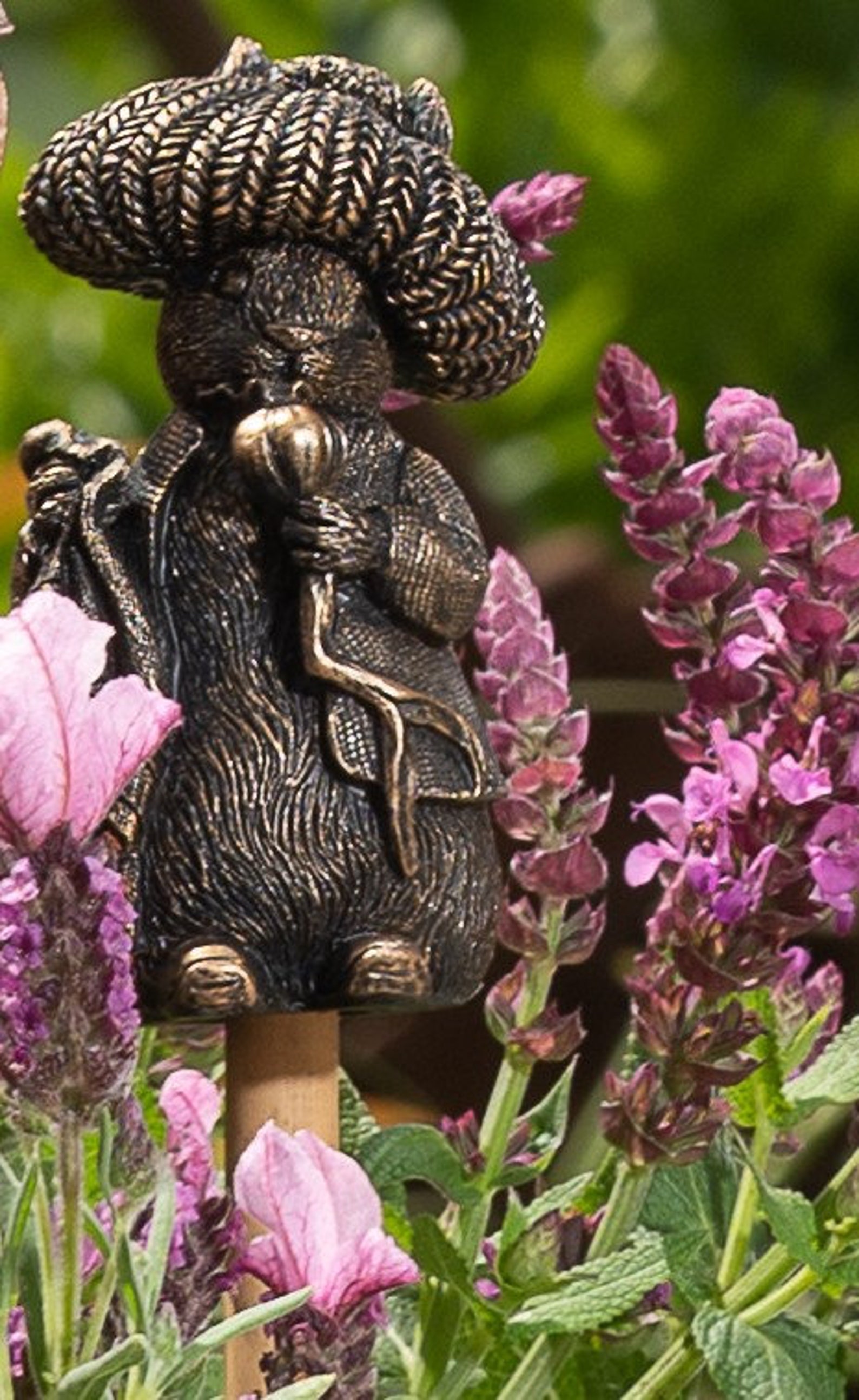 Cane Companion Cane Toppers Antique Bronze Coloured Beatrix Etsy