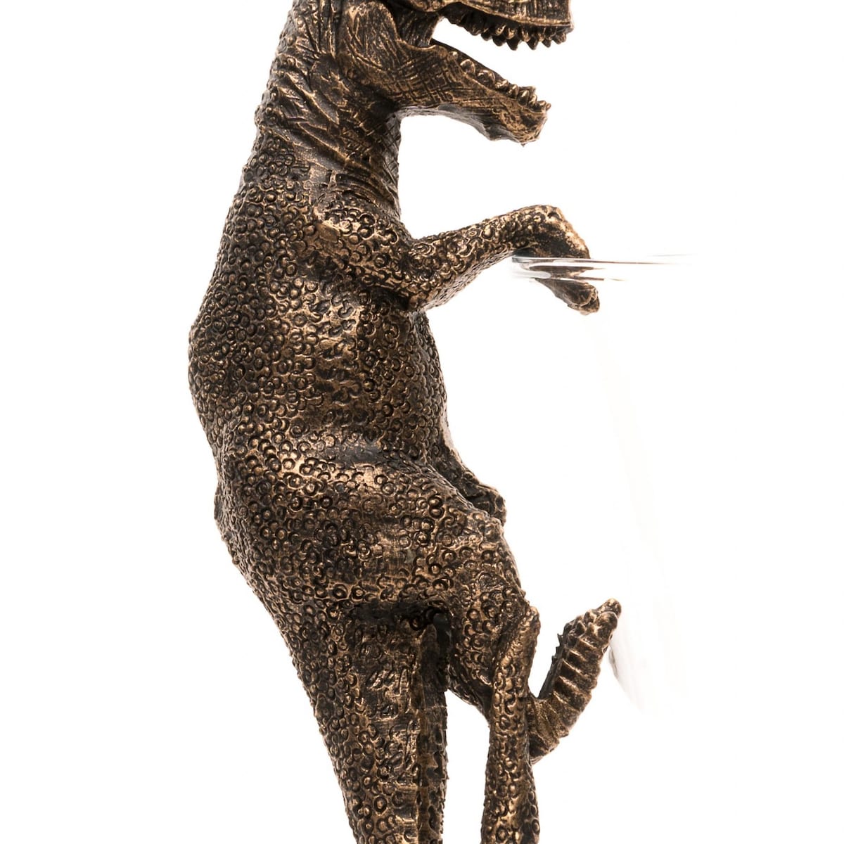 Bronze T-rex Pot Buddy | Dinosaur Garden Decor | British Design | US Market | Gift Boxed - Etsy