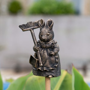 Beatrix Potter, Peter Rabbit Cane Companion, Cane Topper, Yard Art, Yard  Decor, Yard Decorations, Plant Pot Decor, Garden Decor, Garden Art 