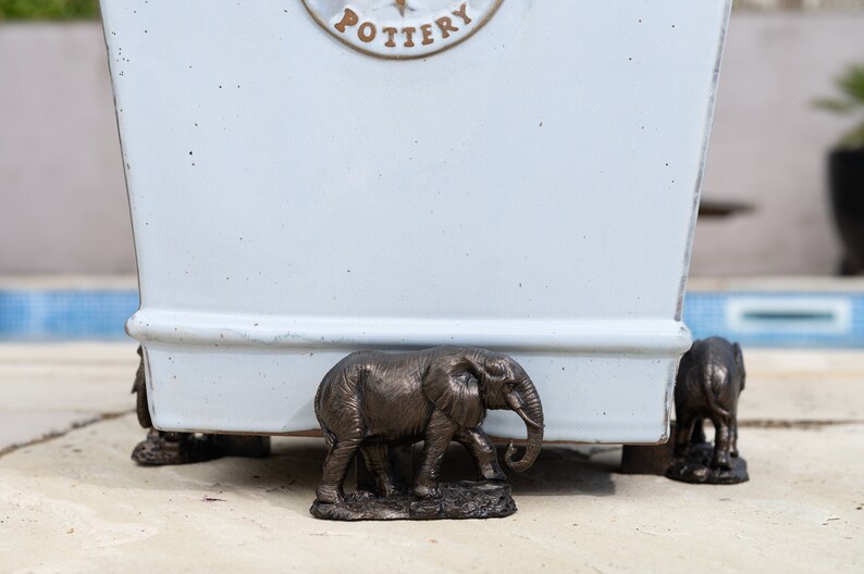 Bronze Coloured Elephant Potty Feet Plant Pot Feet X 3 Pot Etsy UK